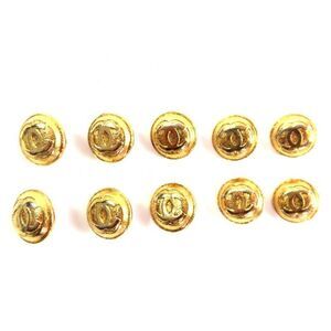 ◇chanel Coco Mark Button Gold Button Metal Button 10 Piece Set Button Set Gold